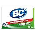 BC Powder Arthritis Pain Reliever, Aspirin Dissolve Packs, 50 Count Powder Packets