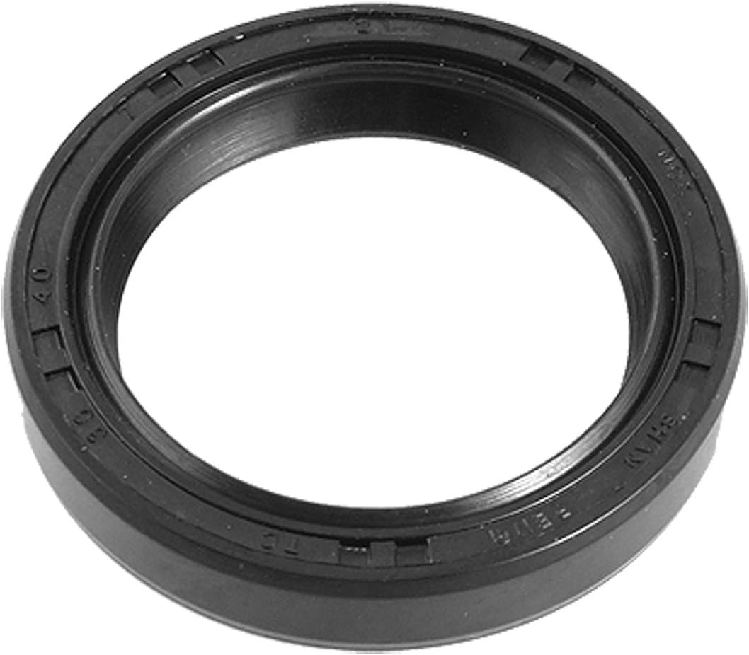 Sourcingmap Spring Loaded Metric Rotary Shaft TC Oil Seal Double Lip 30x40x7mm, 50
