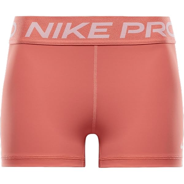 nike pro training space dye 3 inch shorts in pink