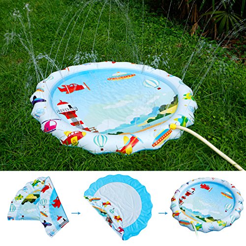 image for Termichy Sprinkle and Splash Play Mat for baby and kids, 39