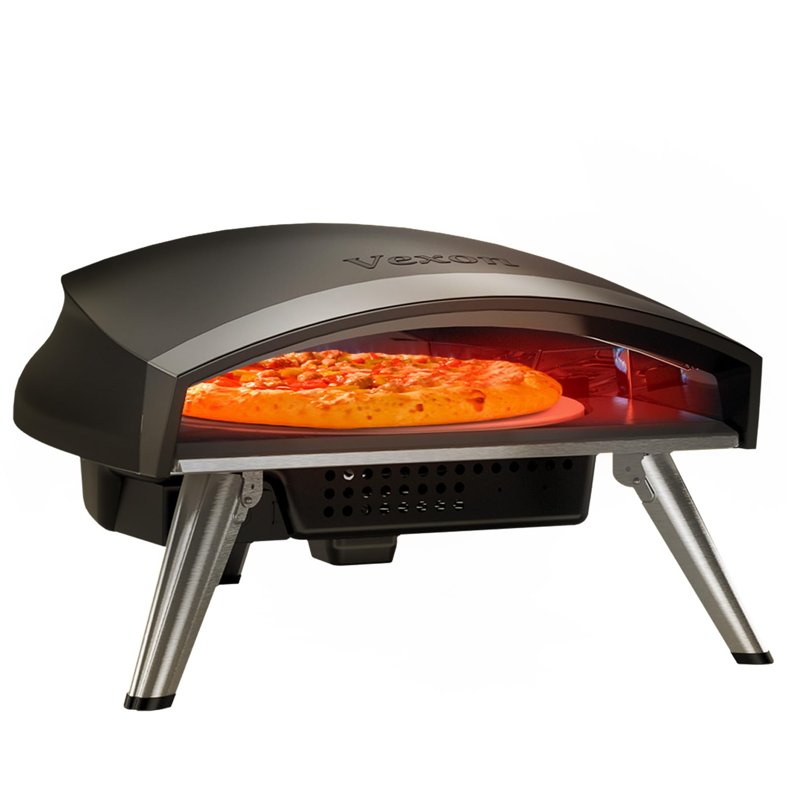 VEXON 16 Gas Pizza Oven - 28mbar Propane Outdoor Pizza Oven, Portable ...