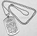 Engraved Allah Necklace Quran Verset Ayatul Kursi Steel Pendant with Chain