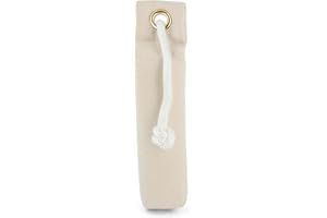 SportDOG Brand Canvas Dummies - Hunting Dog Training Tool - Weighted Bumper for Easy Throwing - Readily Holds Game Scent - Floats - Puppy - Natural