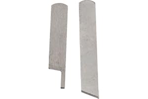 PSSOPP 2pc Set Serger Knife Overlock Blade Upper and Lower,Overlock Knife Upper Lower Knife Serger Blade Upper Lower Knife for Serger Overlocker Machine Blade