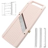 Professional Mandoline Slicer for Kitchen, Wide Vegetable Cutter with 4 Stainless Steel Blades