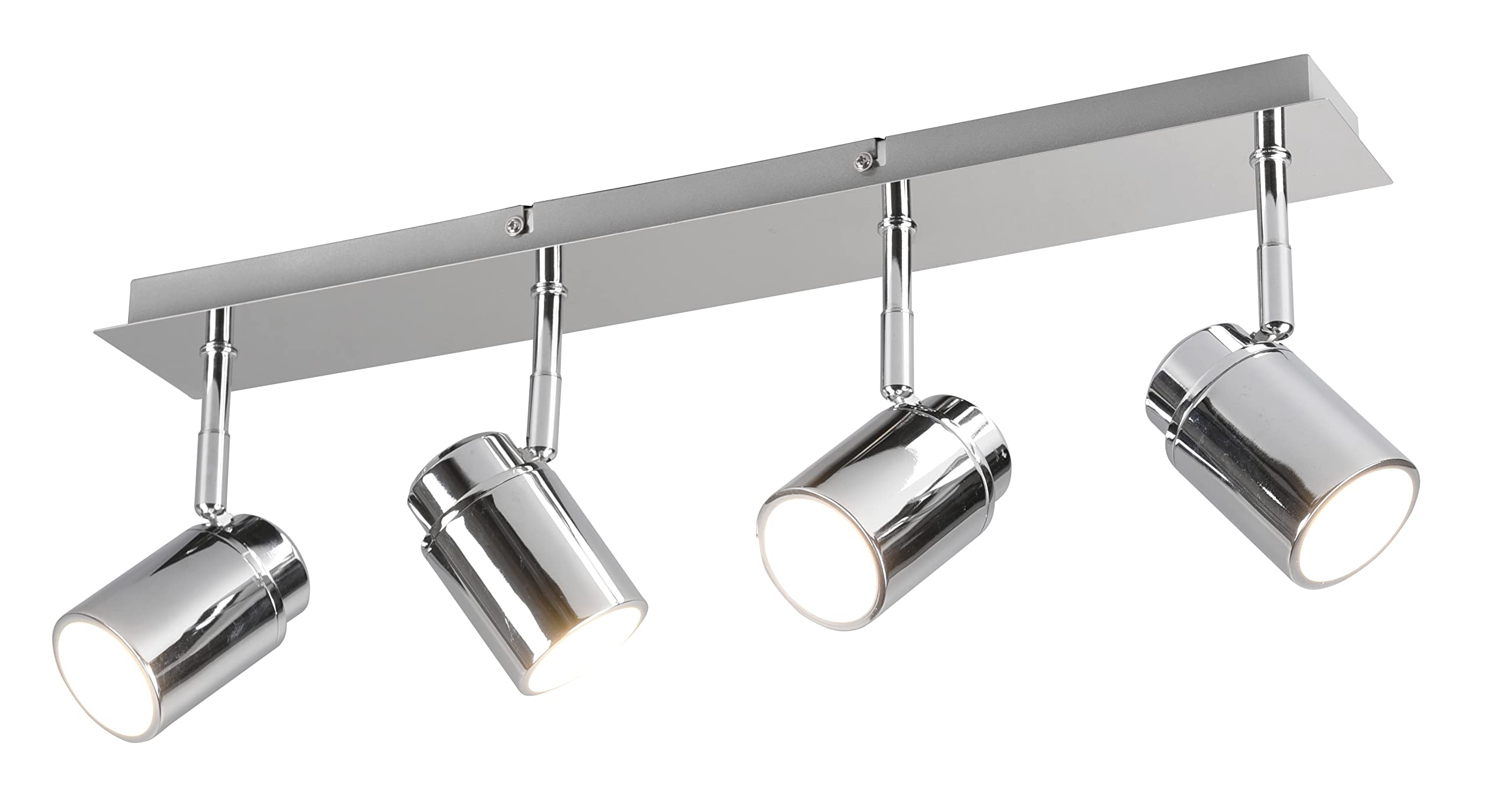 Trio Leuchten Angelo 880400406 Bathroom Spotlight Bar Metal Chrome 4X GU10 Bulbs Not Included