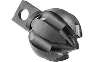 POPULO Drain Snake Attachment–Multi-Functional Cutter 1.2 Inch Diameter,Fits 1.5-3 Inch Pipes–Clears Scale,Tree Roots,and More – Compatible with POPULO and Other Leading Sewer Snake Machines