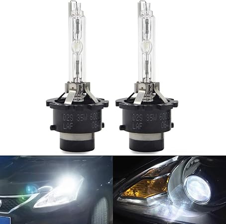 Amazon D2s Hid バルブ 35w 5500k 6000k D2 Hidバルブ Hidヘッドライト 純正交換 ホワイト 白 12v車 専用 高品質 高輝度 加工不要 取付簡単 D2s台座に100 対応設計 2個入り 1年保証 D2s Hid 35w 車 バイク 車 バイク