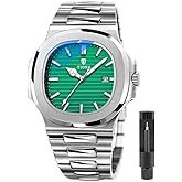 Tiong Men's Quartz Watch - Stainless Steel, Waterproof, Date Display, Luminous | Casual & Business with Sleek Design