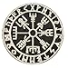 Glow Dark Vegvisir Viking Compass Norse Rune Morale Tactical Sew Iron on Patch