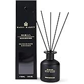 Matin Martin Miral Reed Diffuser 5 oz - Luxury Aromatherapy with Orange Blossom & Mandarin - Home Decor Gift for Bedroom, Office, Living Room, Bathroom - Long Lasting Scent - Premium Fragrance Sticks