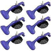ZKTOOL 6PC Suction Cup Clamp Set, Class Clamps Kit for Car Convertible | Glass Windshield Top Repair Gluing, Convertible Window Glass Repair Clamp, Convertible Top Suction Cup Clamps，With Sponge Pad