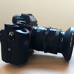 Lens Hood. Capucha de Lente de Metal. Parasol para Lentes Gran ...