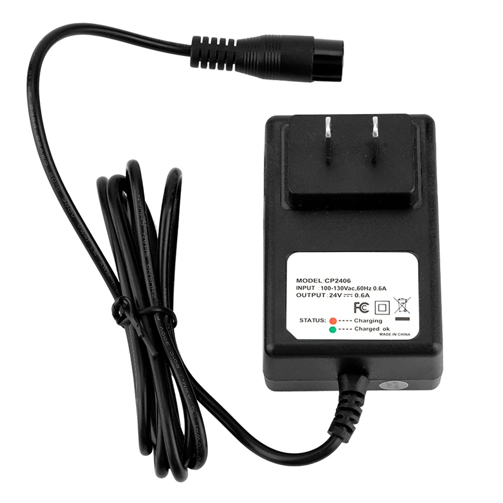 Photo 1 of Electric Scooter Charger Razor Power Core E100,24V 0.6A Electric Scooter Battery for Razor E100 E125 E500S PR200 US Plug 110V Razor E100 Battery Razor e Prime air car 