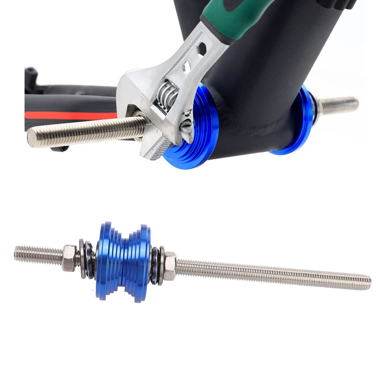 Fyearfly Headset Cup Press Tool, Bike Bearing Press Bicycle Headset Press Tool BB Bottom Bracket Press Wrist Set Installation Tool for Mountain Bike Repair