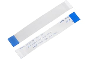 uxcell 10pcs FFC Flexible Flat Cable, 22 Pins 0.5 mm Pitch 80mm FPC FFC Flexible Ribbon Cable for LCD TV Car Audio DVD Player Laptop (B Type)