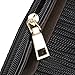 Designer Evening Envelope Clutch Bags Wristlet Purse Cross Body Bag with Chain (Black)