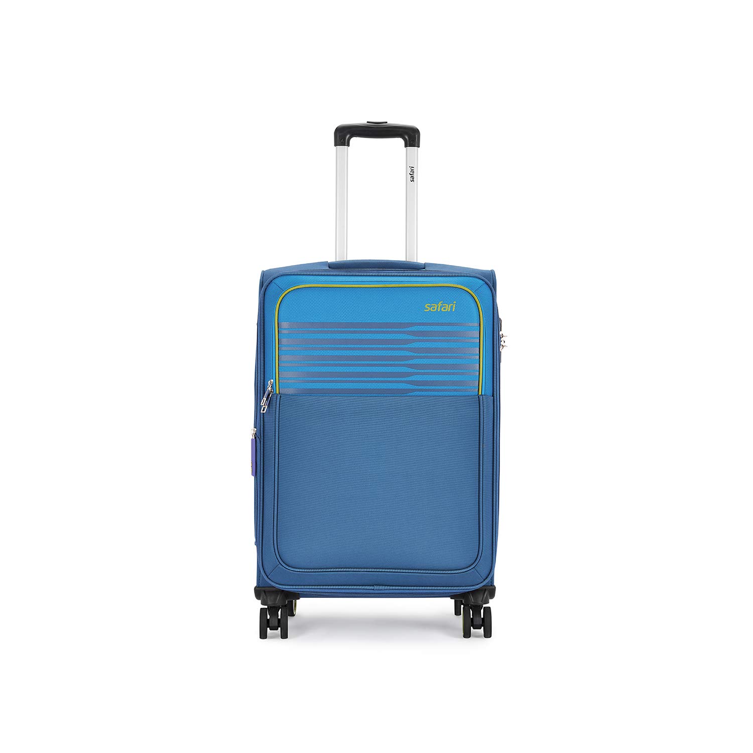 Buy Safari Flash 57cm Blue Soft Cabin Luggage, Small (FLASH574WBLU) at