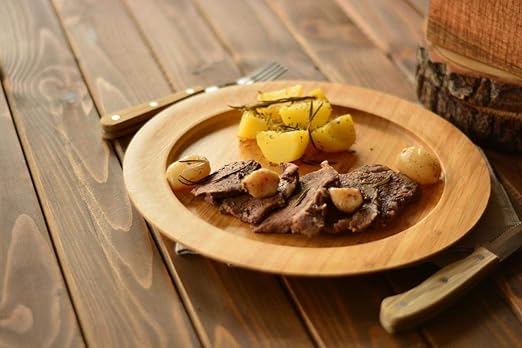 Bambum B2859 Gastro Serving Plate 28 Cm Brown Amazon Co Uk