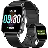 Pedometer Watch Senior Friendly No App/Phone Required, Waterproof Fitness Tracker Watch with Step Counter Calories/Sleep Tracker for Walking Running for Men Women