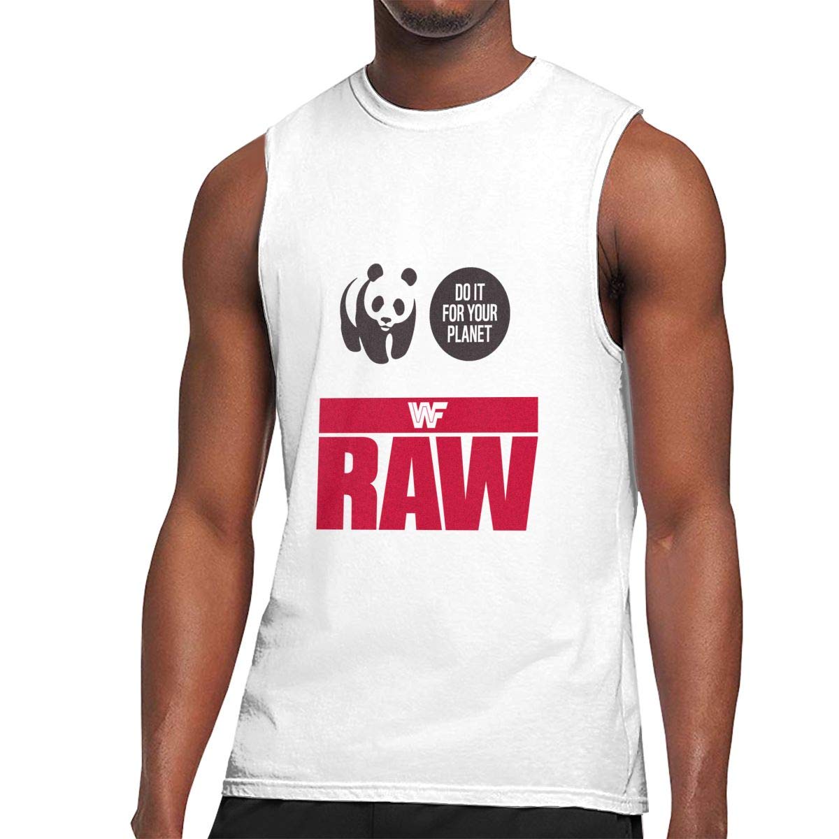 Harley Hughes Wwf Wrestling Panda Graghic Tank Tops For Sleeveless T-shirt M