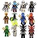New 12 Custom Minifigures Set Lots Ghost Yang Nya Zane Llyod Kai lE go