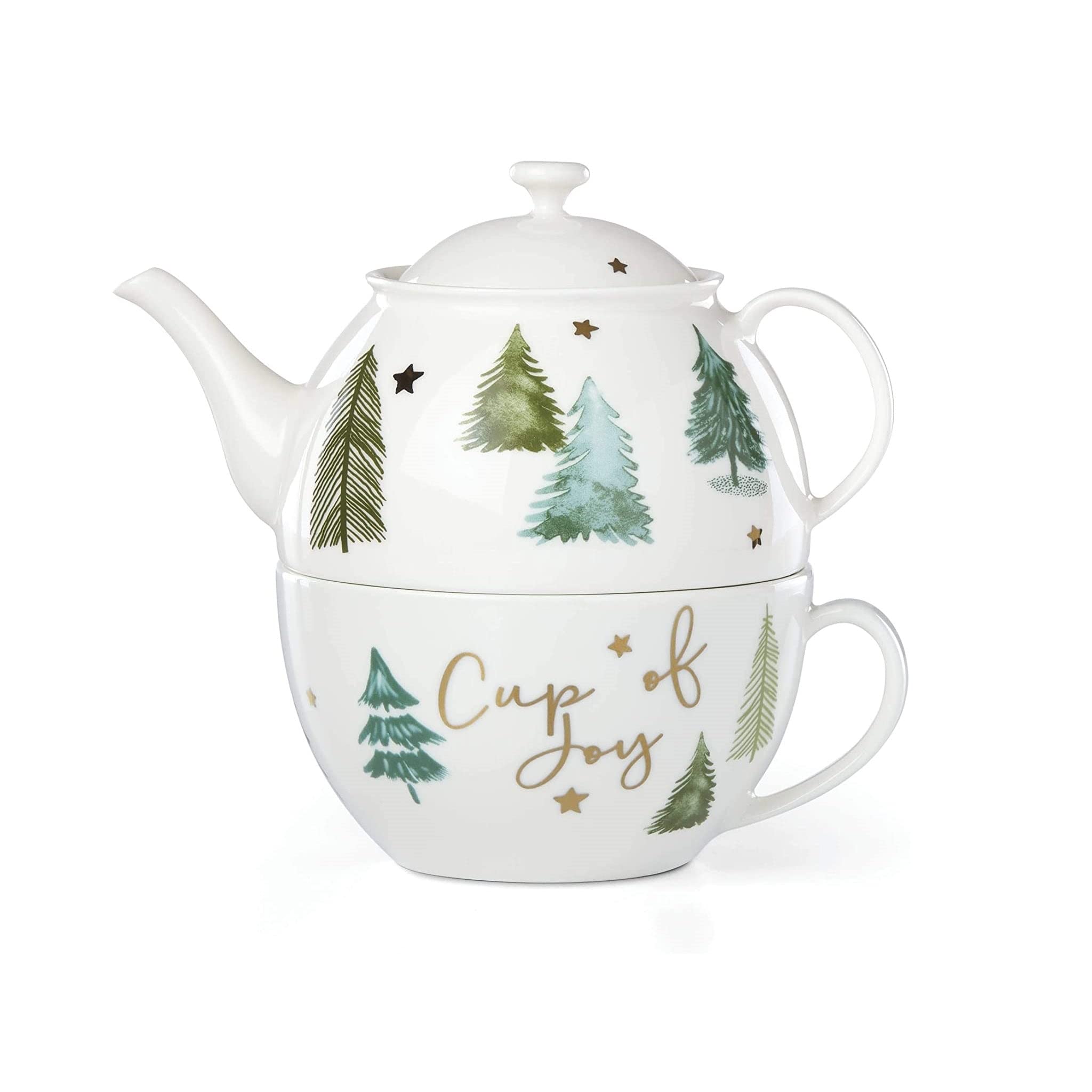 Lenox 885855 Balsam Lane Teapot & Cup