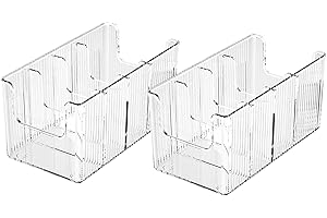 JISADER Belt Organizer Rack Box Compartment Holder Display Case PETG Material with Adjustable Dividers Suitable for Men Women