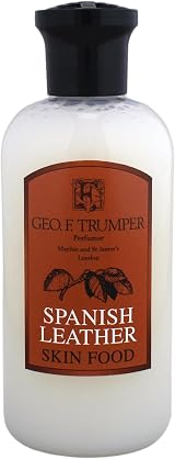 Geo F Trumper Spanish Leather Skin Food Pre Shave Aftershave Balm 100ml view 1