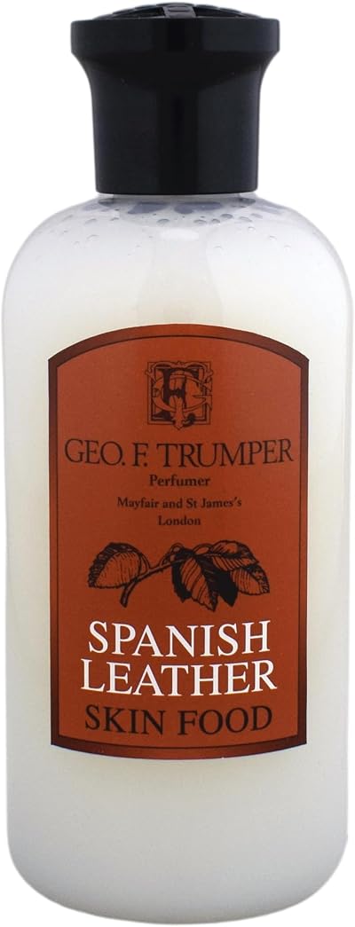 Geo F Trumper Spanish Leather Skin Food Pre Shave Aftershave Balm 100ml