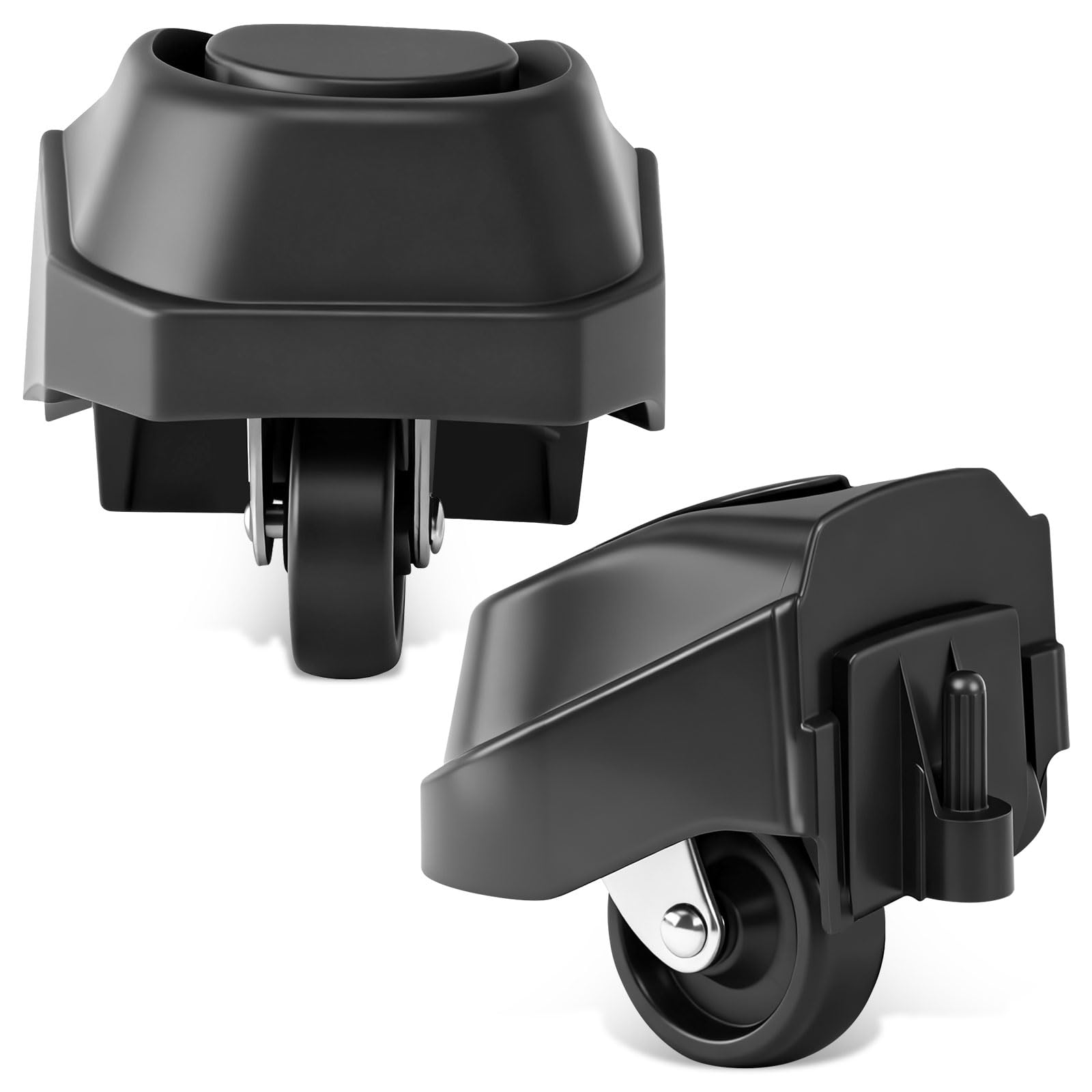 Photo 1 of 12388 Foot Caster & 12293 Caster Wheel Kit for Ridgid 6 & 16 Gal Wet/Dry Vacuum, Used for Plate-Casters (2)