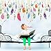 Iuhan® Fashion Feather Wall Sticker Classic Dream Catcher Sofa Art Decal Mural Lucky Room Decor