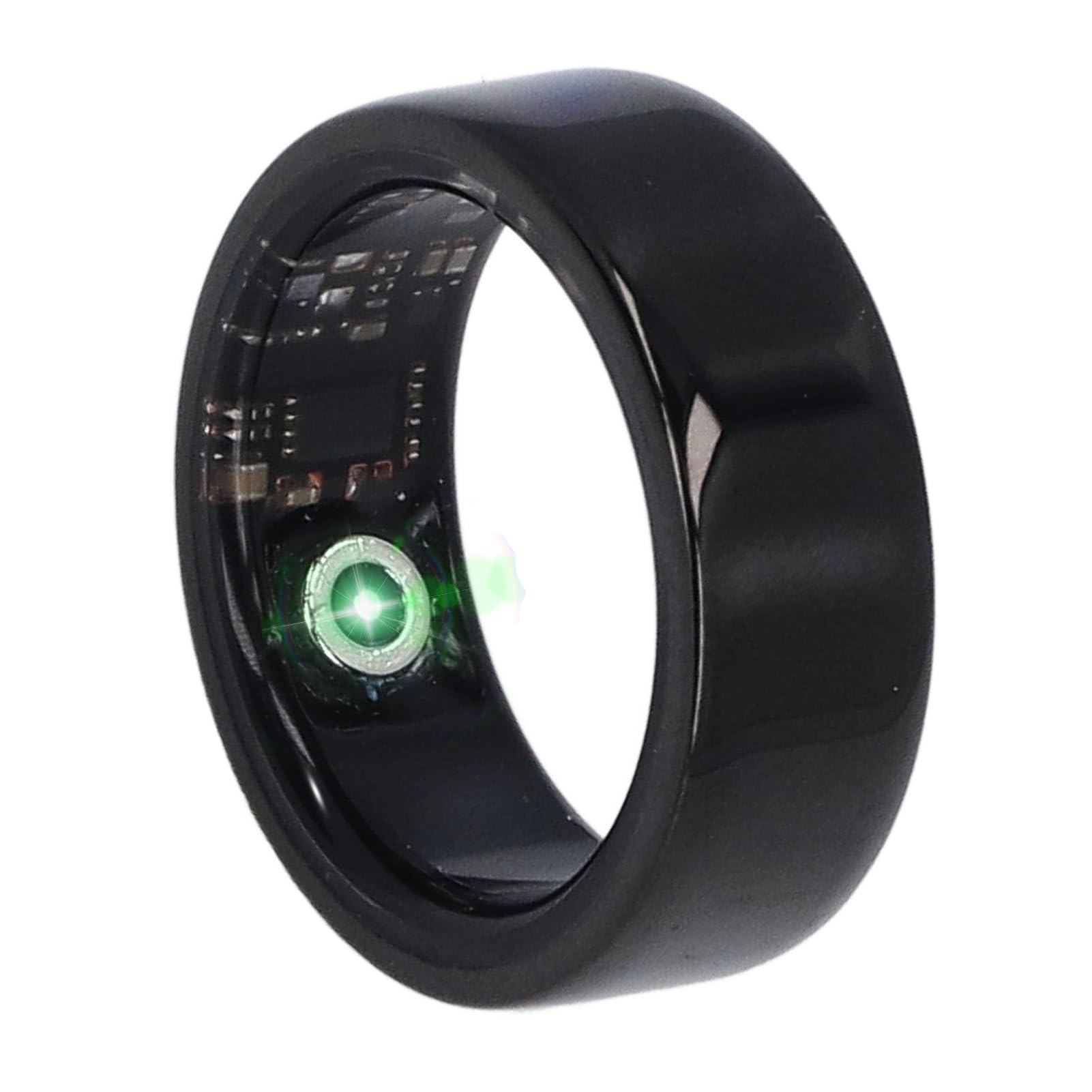 Yunir Smart Health Ring, Waterproof Health Fitness Tracker Pedometer, for Exercise Data and Sleep Quality Recording, Compatible with for Android, for iOS (19mm/0.75in)