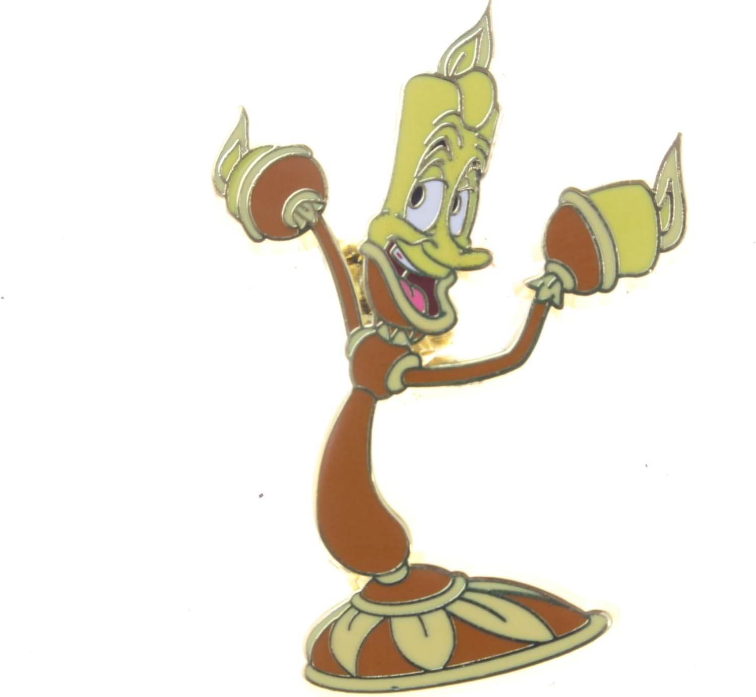 Amazon Com Disney Beauty And The Beast Lumiere Pin Clothing