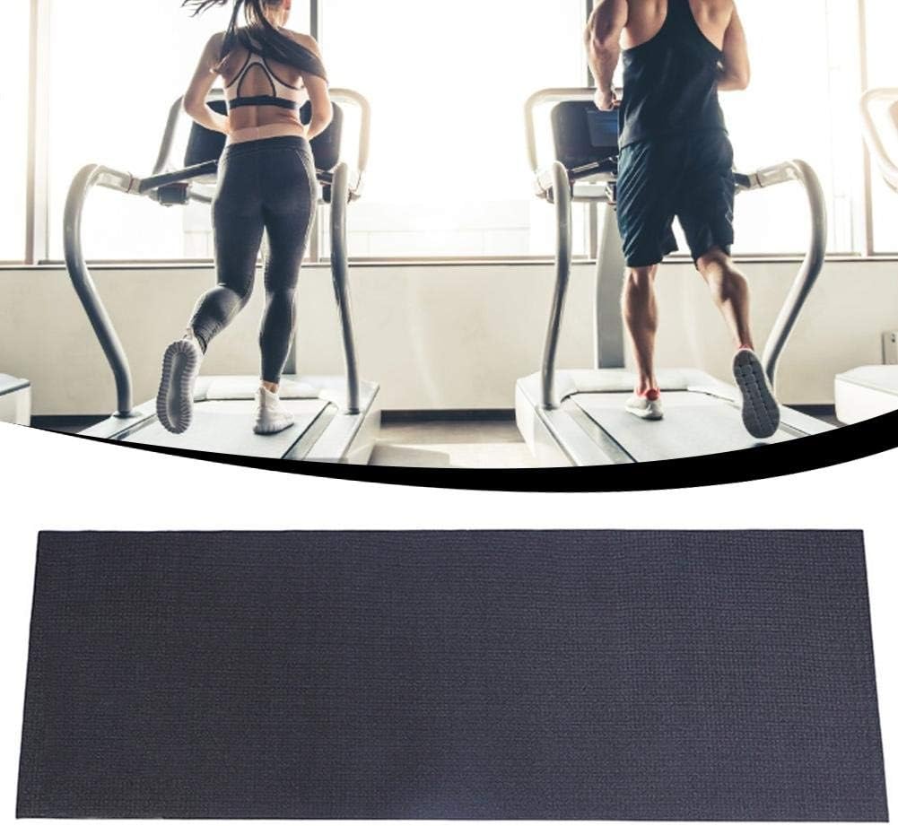 BDLeKing Exercise Equipment Mat, Treadmill Mat, Multi-purpose Fitness Mat Wear-resistant Damping Vibration Non-slip Floor Protector Gym Fitness Workout Training Mat Cushion