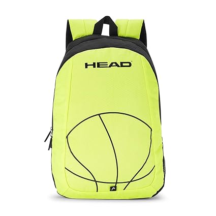 HEAD Dribble 20 Ltrs Lime Laptop Backpack (HD/DRI11BP)