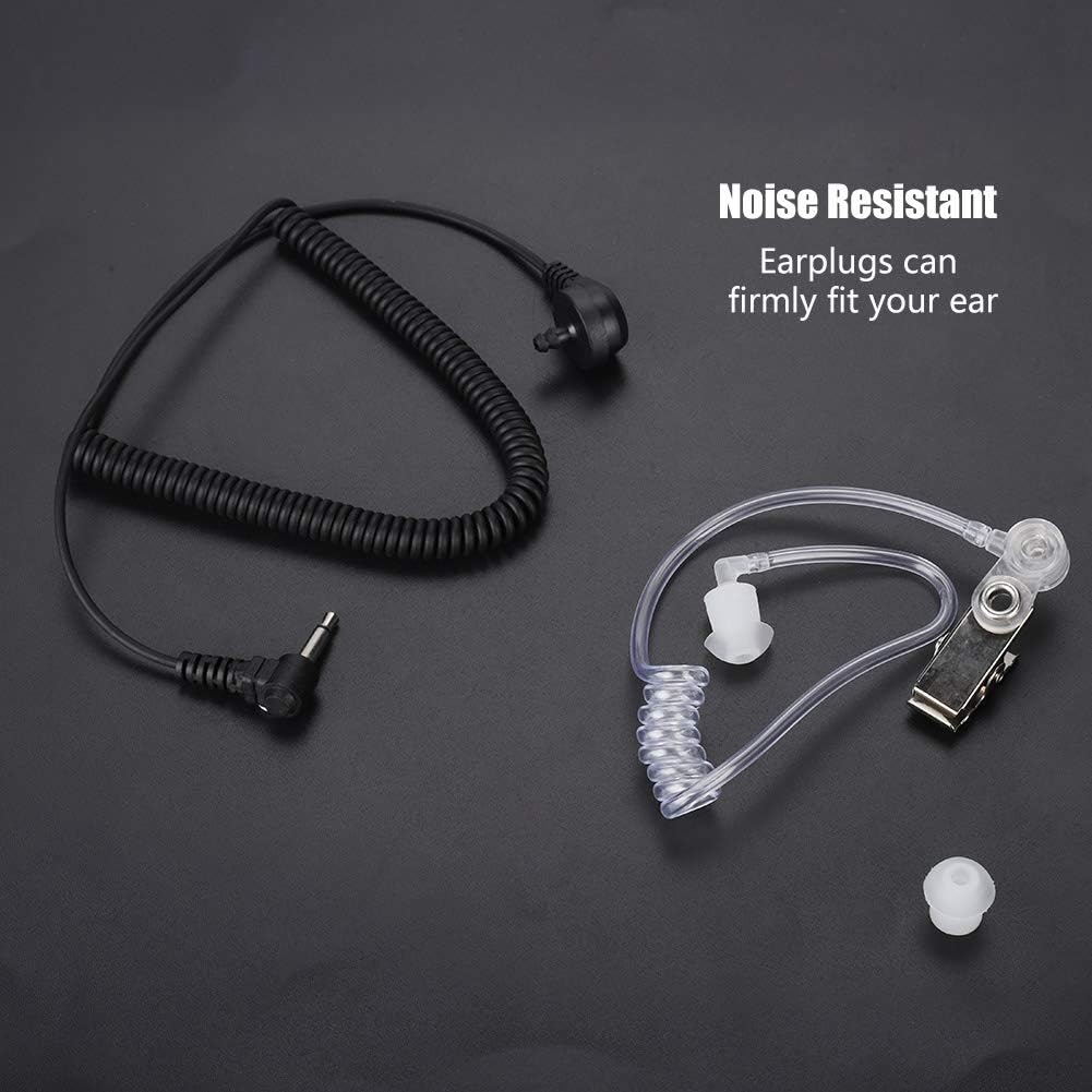Diyeeni 3.5mm Walkie Talkie Earphone Two Way Radio In Ear Headset with PTT Mic, Acoustic Tube - Image 5