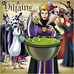 2018 Disney Villains Wall Calendar (Day Dream) 2018 Disney Villains Wall Calendar (Day Dream)