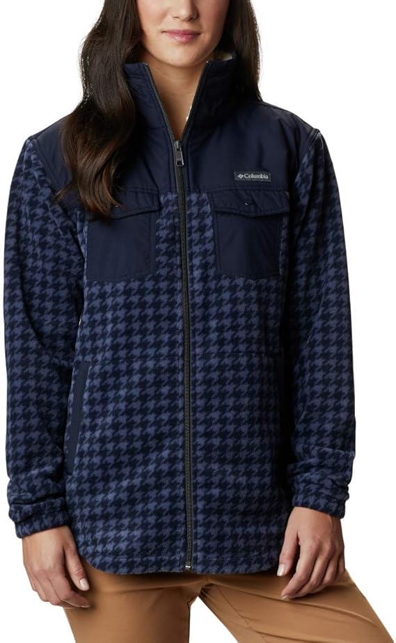 Columbia Benton Springs Overlay Fleece Suéter pulóver para Mujer