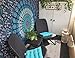 Blue Tapestry Wall Hanging Mandala Tapestries Indian Cotton Bedspread Picnic Bedsheet Blanket Wall Art Hippie Twin Hippie Bohemian Wall Decor Tapestry