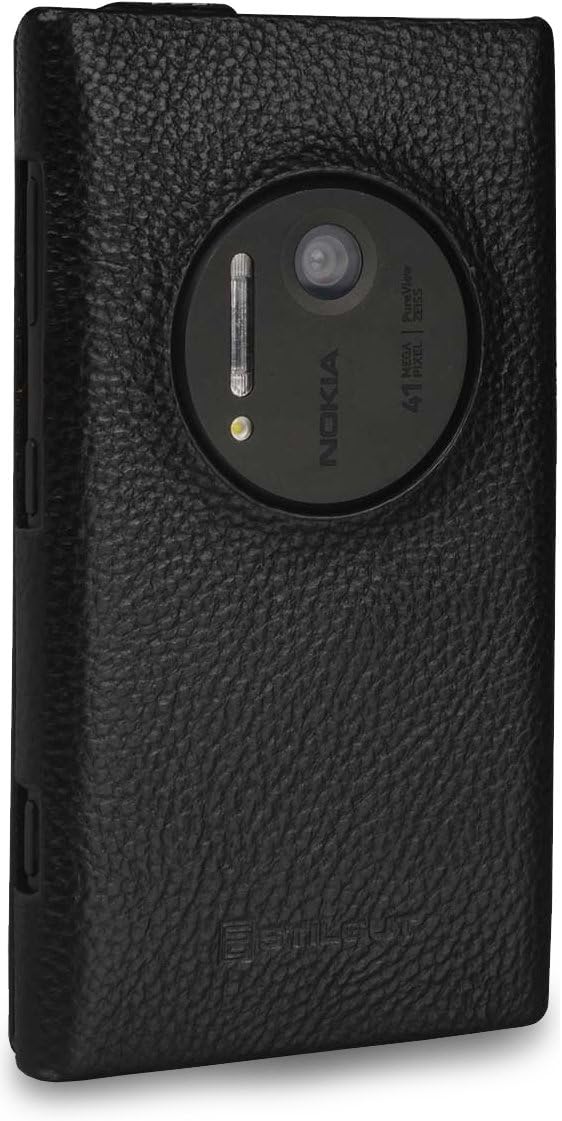 StilGut UltraSlim Genuine Leather Case for Nokia Lumia 1020, Black - Image 5