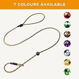Dog & Field Pro Trialler Slip Lead Brown 1.2m Rope Training Lead view 4