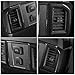 Voodonala Carbon Fiber Grain Rear Air Condition Outlet Vent Trim for Ford F150 2016 2017