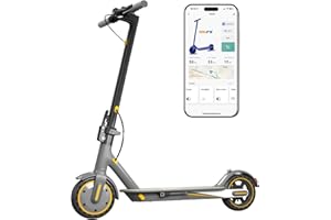 EGGKING Electric Scooter for Adults, Up to 19 Mph, 19 Miles Range & 264 lbs Load, Aluminum Alloy E-Scooter with 350W Motor, Foldable Escooter with Dual Braking System and App Control