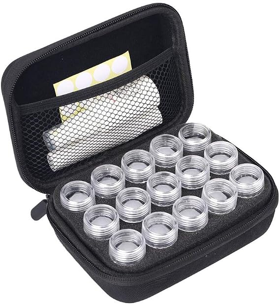15 Divided Bottle Pill Organizer, Travel