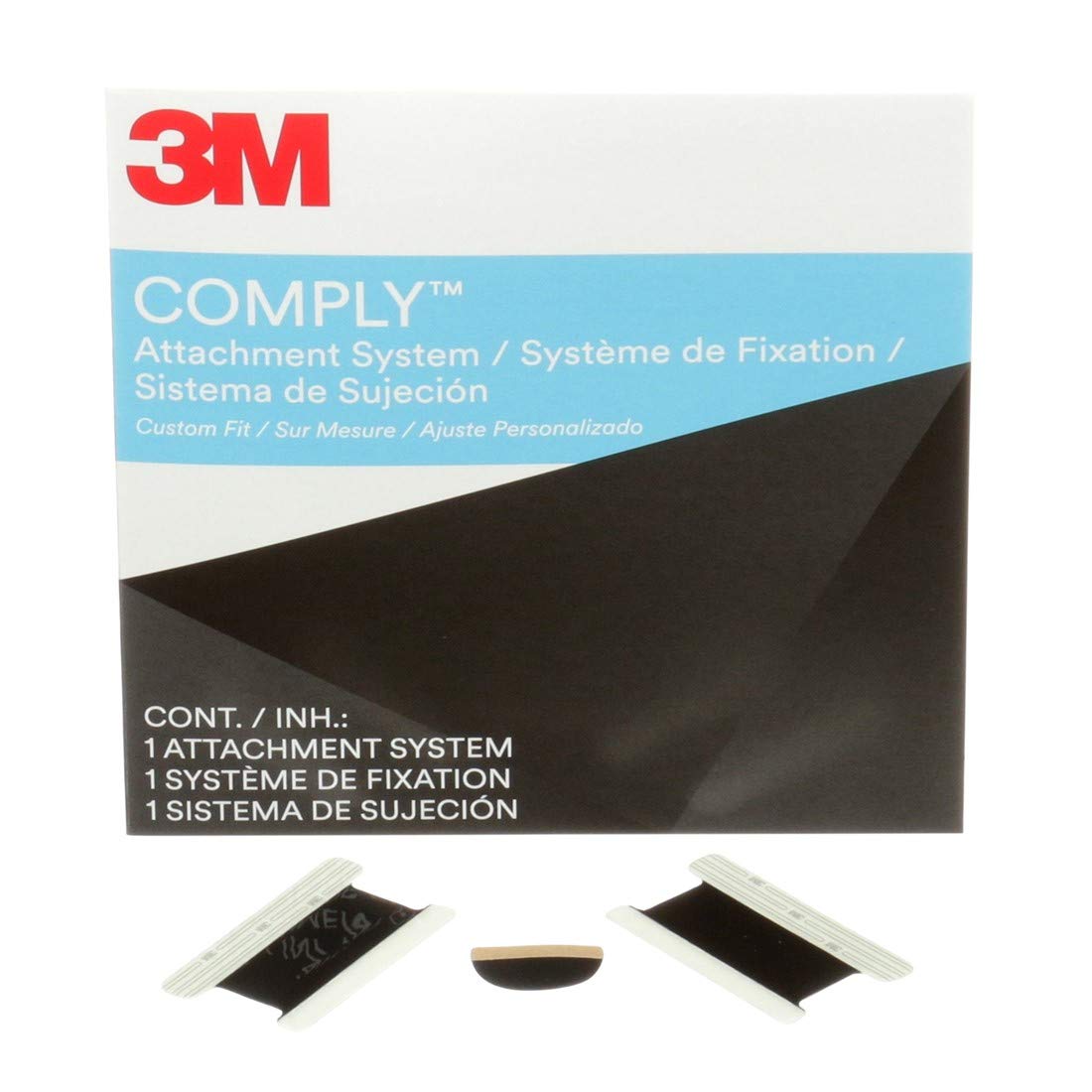 3M Comply Attachment Set - Custom Laptop Type - Notebook privacy filter - adhesive - 12.1"-14" - black