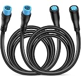 Nilight 2 Pack 5FT 4 Pin Extension Cable Wire Harness for Underglow Light | Compatible with Nilight B06XPGNLNS TL-57 4PCS 252 LEDs RGB Strip Lights Only