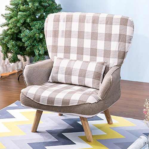 Best accent chair armless beige