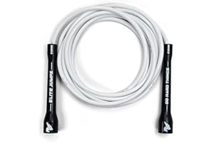 ELITESRS Elite Jumps | 6mm PVC Jump Ropes for Fitness | Indoor/Outdoor Adjustable Boxing Jump Rope w/Unbreakable Handles & Ultra-Durable Non-Kinking PVC | Skipping Rope for Men & Women & Boxer Rope Jump Rope