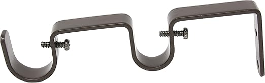 Amazon Com Urbanest Double Curtain Rod Bracket For 1 And 3 4